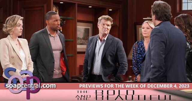 The Scoop: Bold and Beautiful previews, teasers, and spoilers for the ...