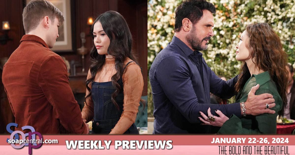 The Bold and the Beautiful Previews and Spoilers for January 22, 2024