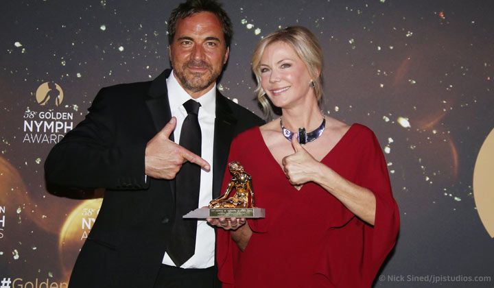 Thorsten Kaye and Katherine Kelly Lang receive B&amp;B