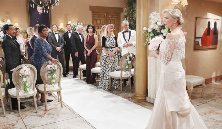 Guests gather for Brooke and Ridge