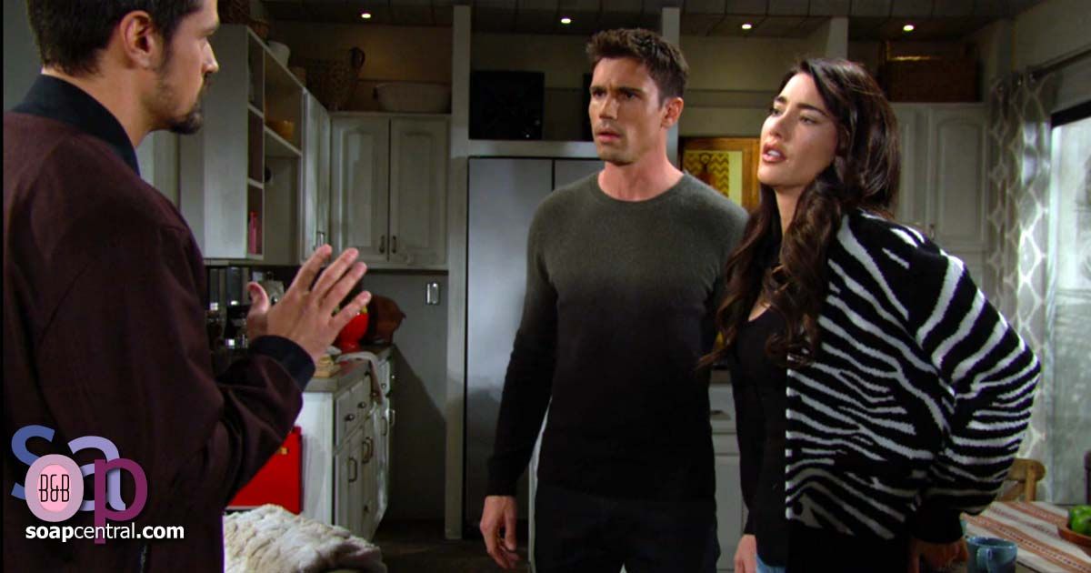 Steffy, Finn, and Thomas clash over Douglas