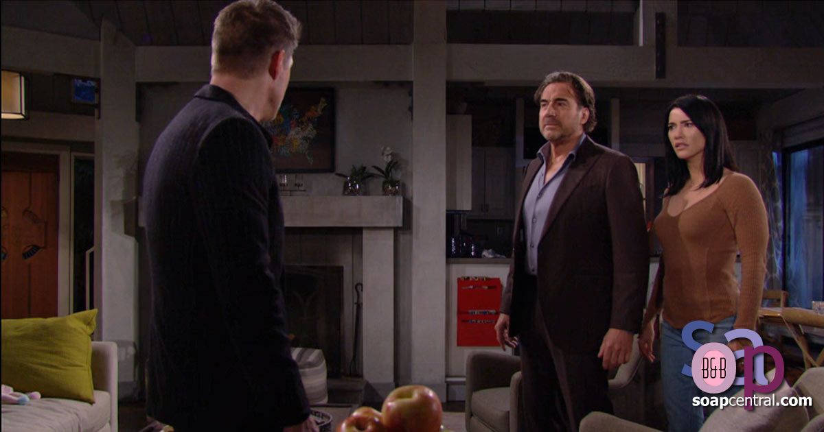 Deacon confronts Steffy about Sheila