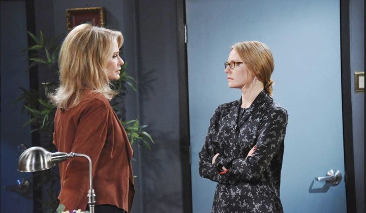 Dr. Laura confronts Dr. Marlena