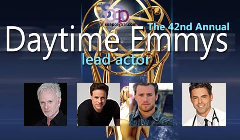 2015 Daytime Emmy Outstanding Drama Series nominees: The Bold and the Beautiful, Days of our Lives, General Hospital, and The Young and the Restless