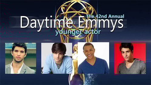 2015 Daytime Emmy Outstanding Drama Series nominees: The Bold and the Beautiful, Days of our Lives, General Hospital, and The Young and the Restless