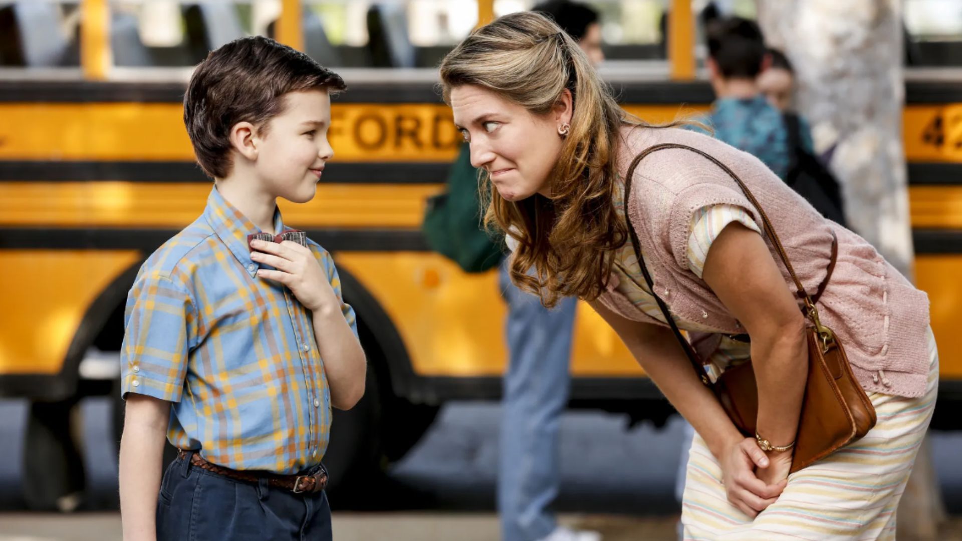 Zoe Perry playing the ever so caring saint mother of Sheldon, Mary Cooper | Image Source: CBS