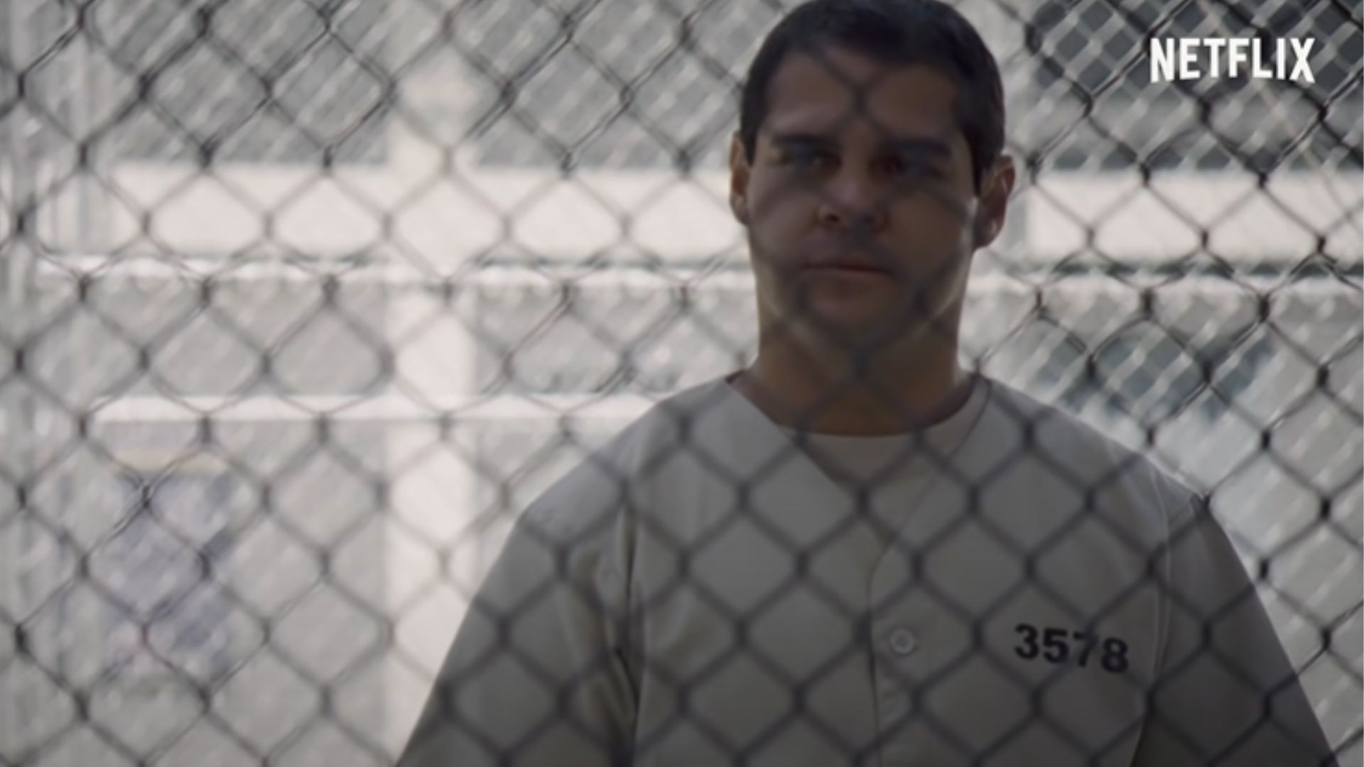 The drug lord held in prison (Image via Netflix)