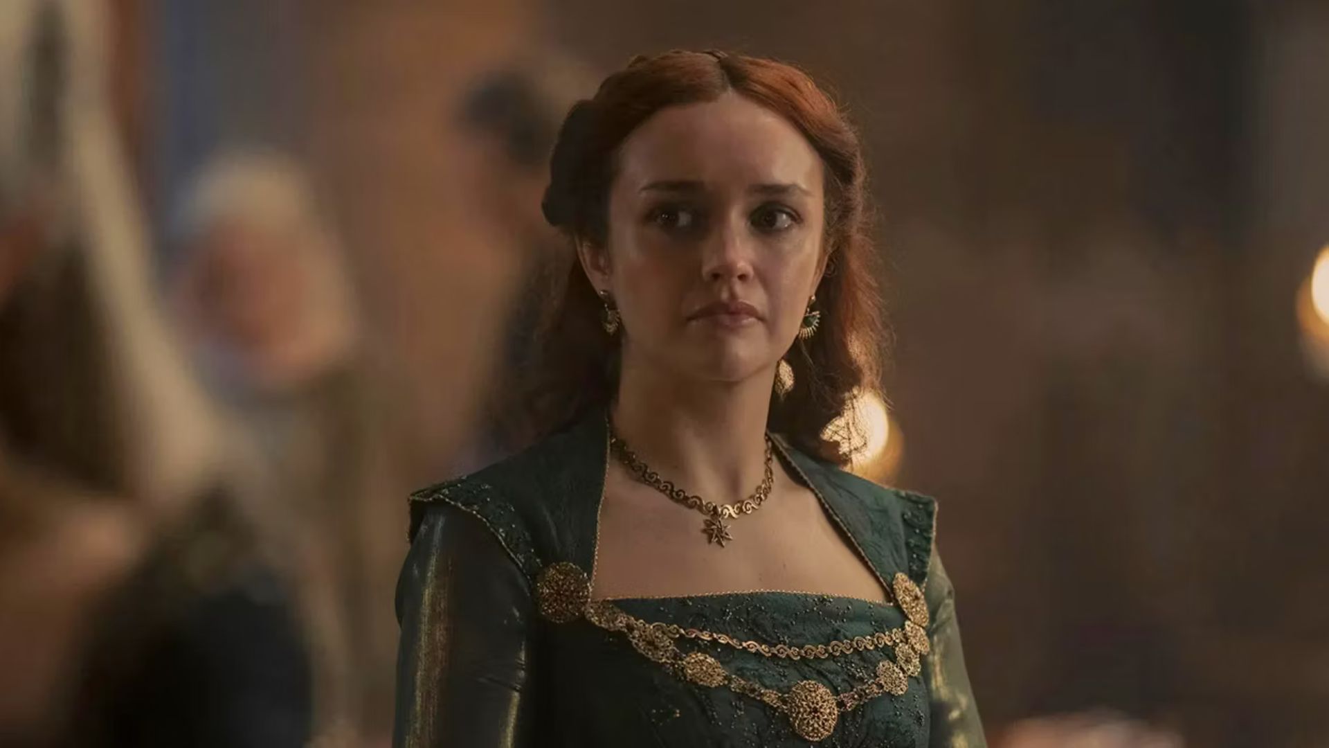 Queen Alicent Hightower is the mother of Prince Daeron (Image: HBO)