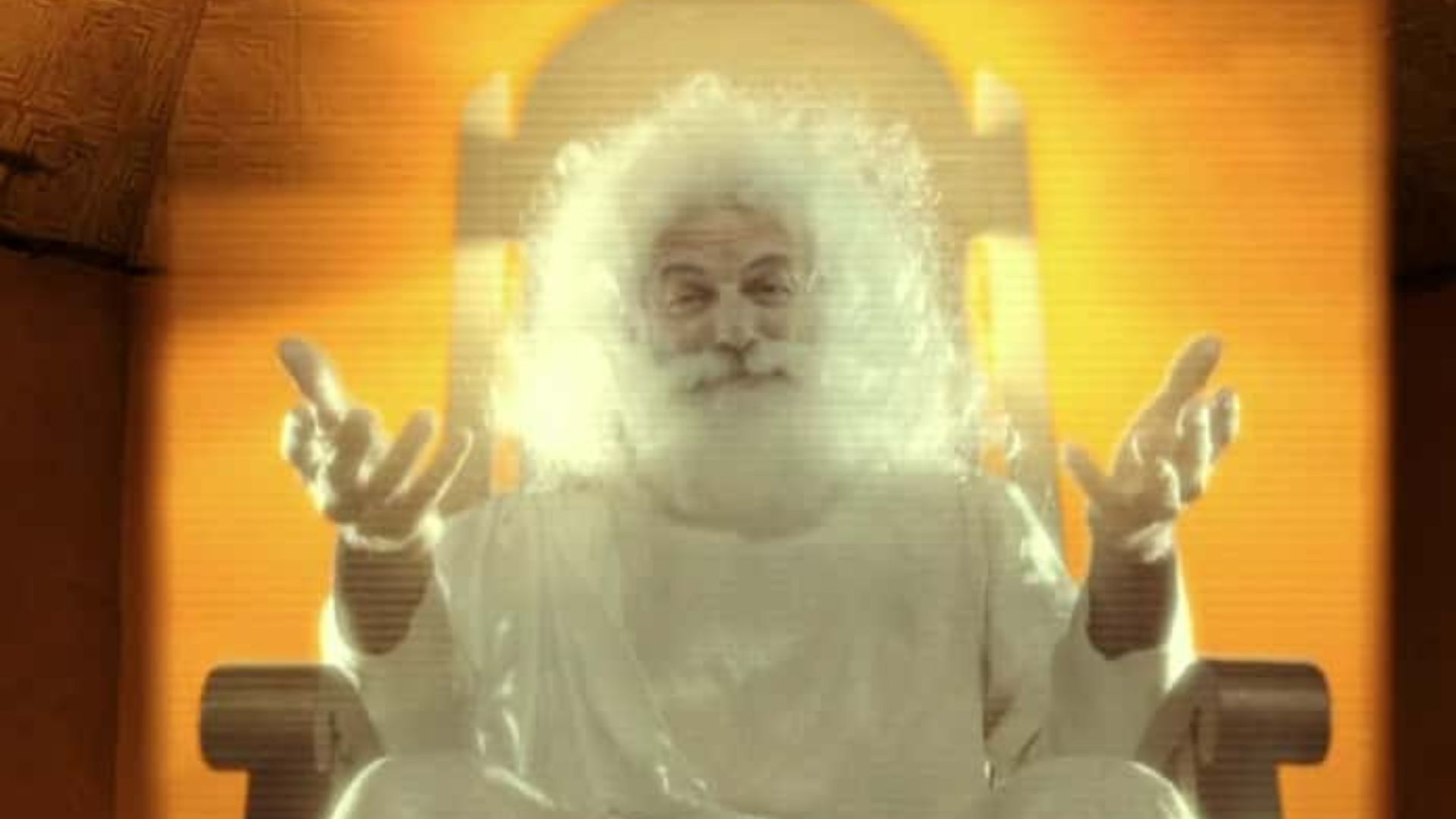 Mark Harelik as God (Image via Netflix)