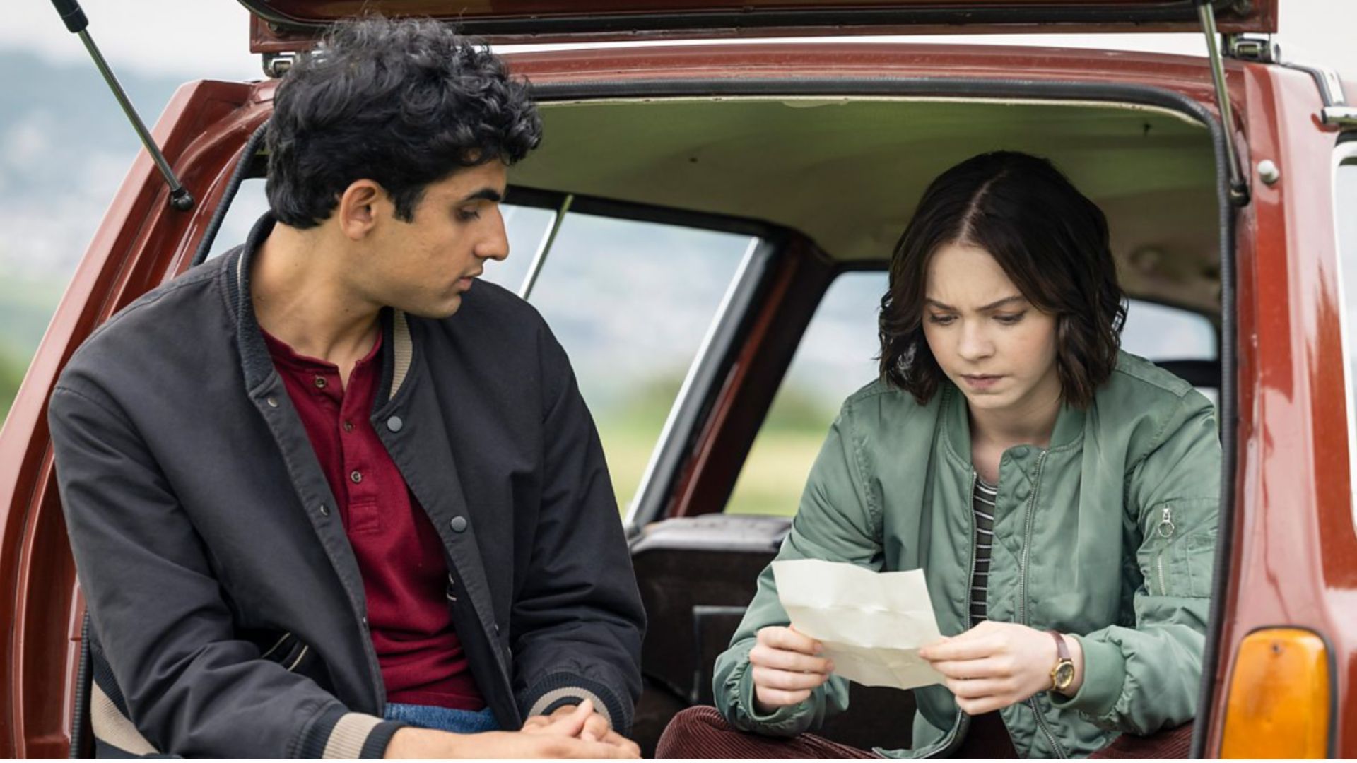 Pip and Ravi in A Good Girl&#039;s Guide to Murder (Image Source: Netflix)