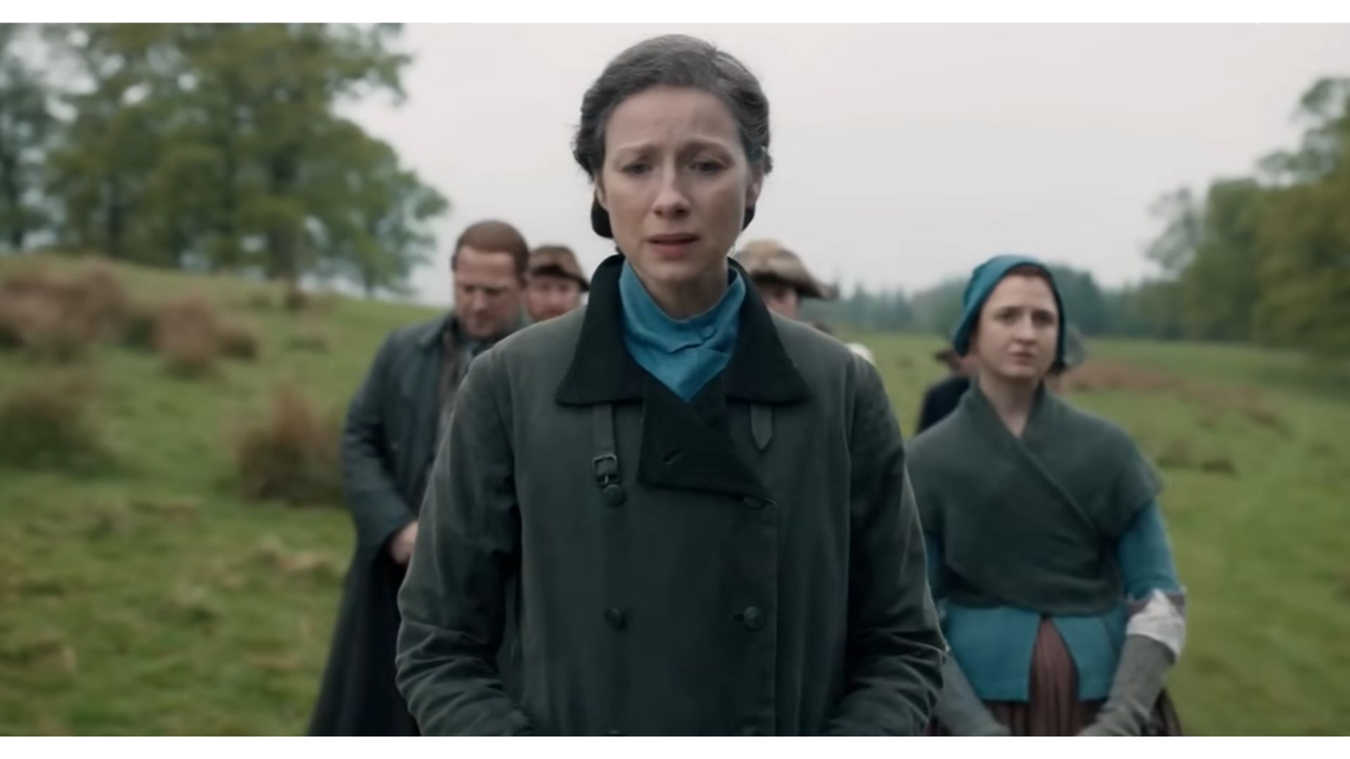 Caitr&iacute;ona Balfe as Claire in Outlander Season 7 (Image via Starz)