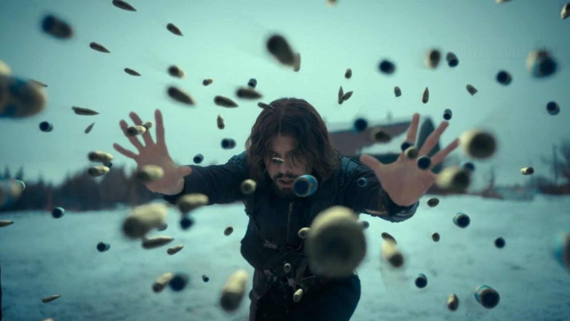 Diego using his powers in The Umbrella Academy | Image Source: Netflix