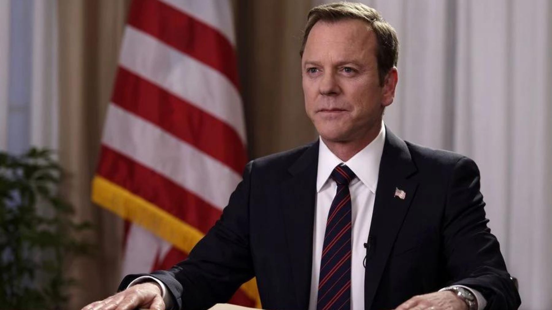 Kiefer Sutherland as Tom Kirkman in Designated Survivor (Image Source: ABC Studios)