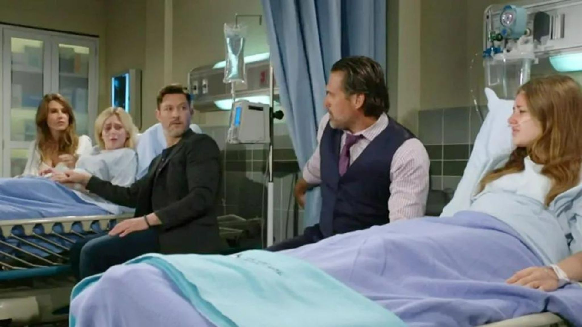 Lucy and Faith in the hospital on The Young and the Restless | Image Source: CBS