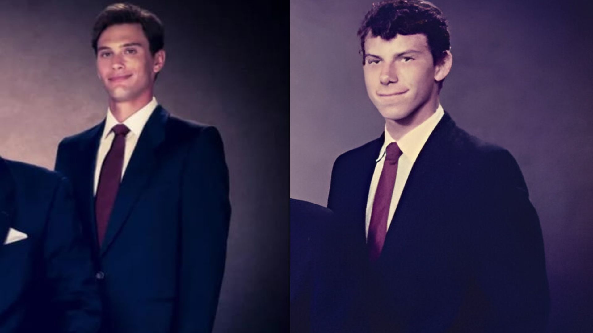 Cooper Koch (left) and Erik Menendez (right) Images via NBC News &amp; Netflix (Original Artwork by Soap Central)