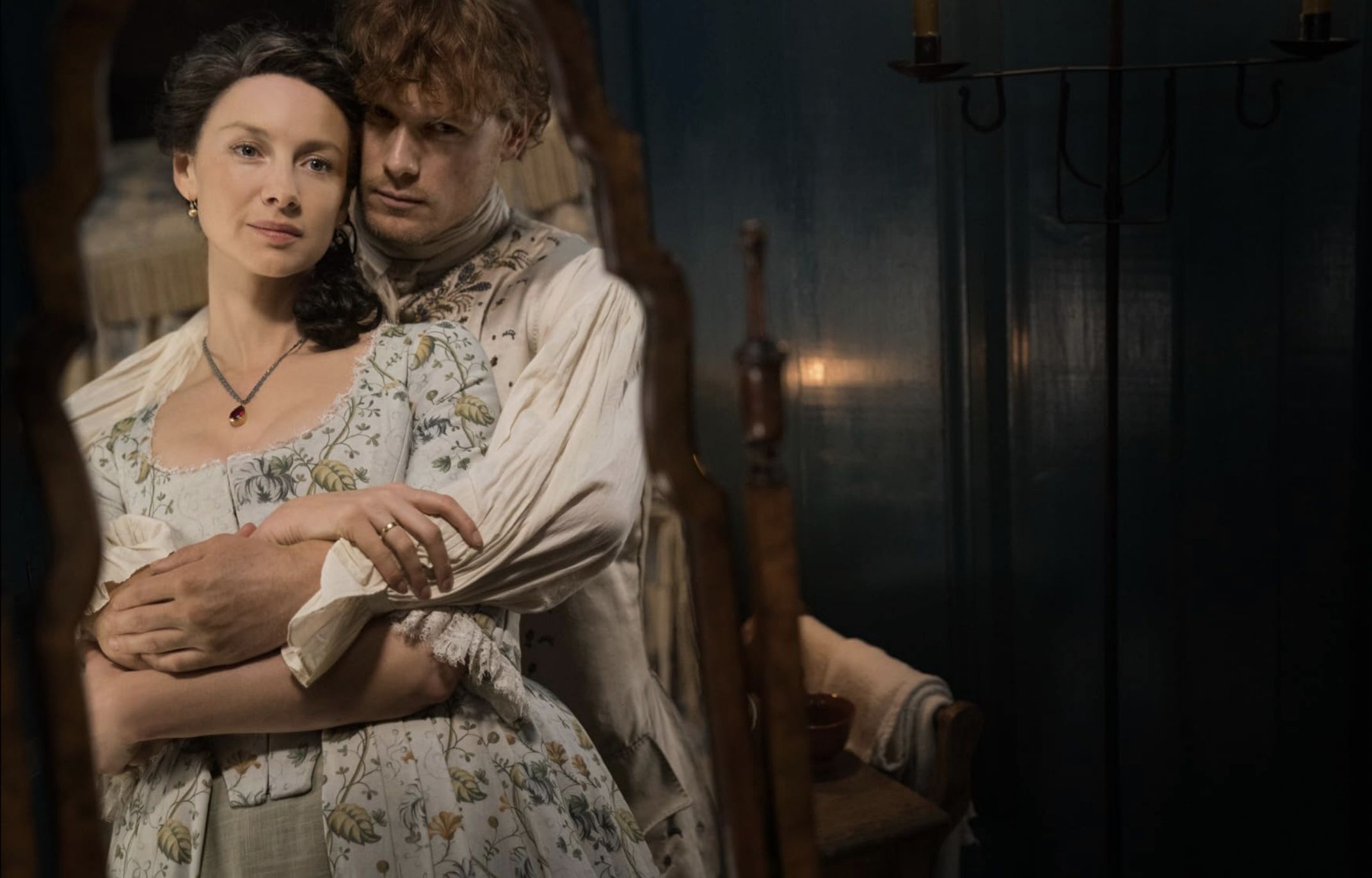 A still from the Outlander episode named America the Beautiful (Image via Starz)