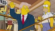 Former President Donald Trump in an episode of The Simpsons | Image Source: Disney Plus