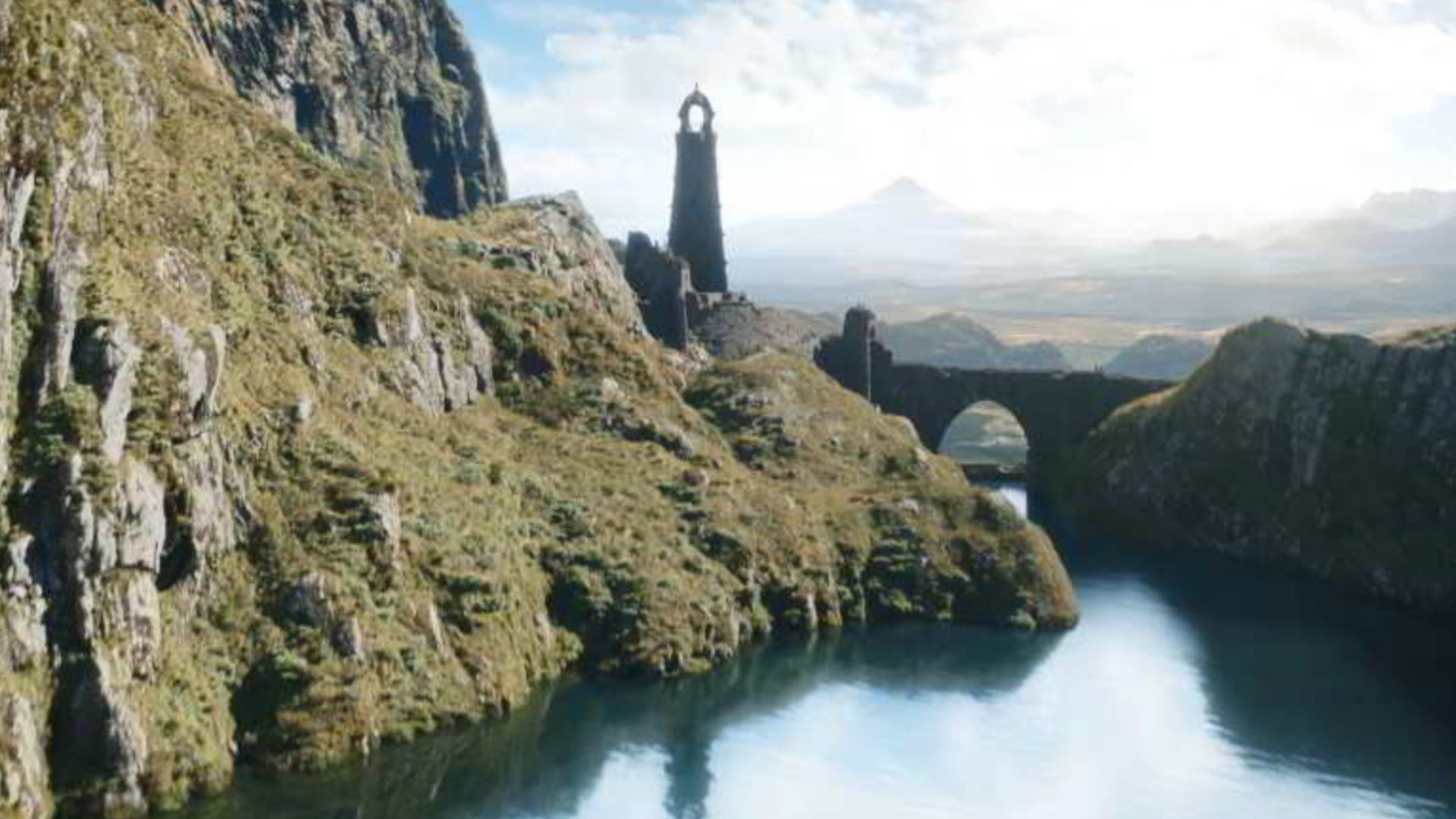 The Ostirith watchtower at Lake Quill in Fiordland National Park | Image Source: Amazon Prime