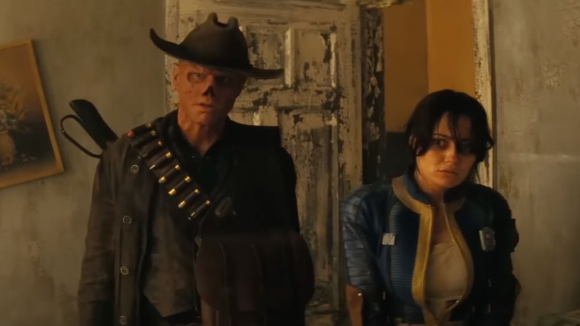 The Ghoul and Lucy from a scene in Fallout | Image Source: Prime Video