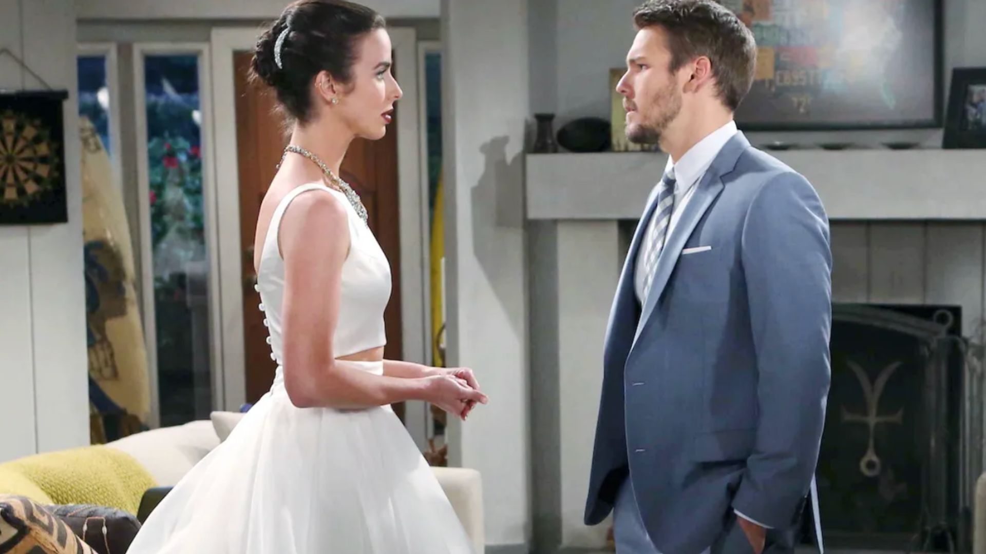 Ivy and Liam wed on The Bold and the Beautiful | Image Source: CBS