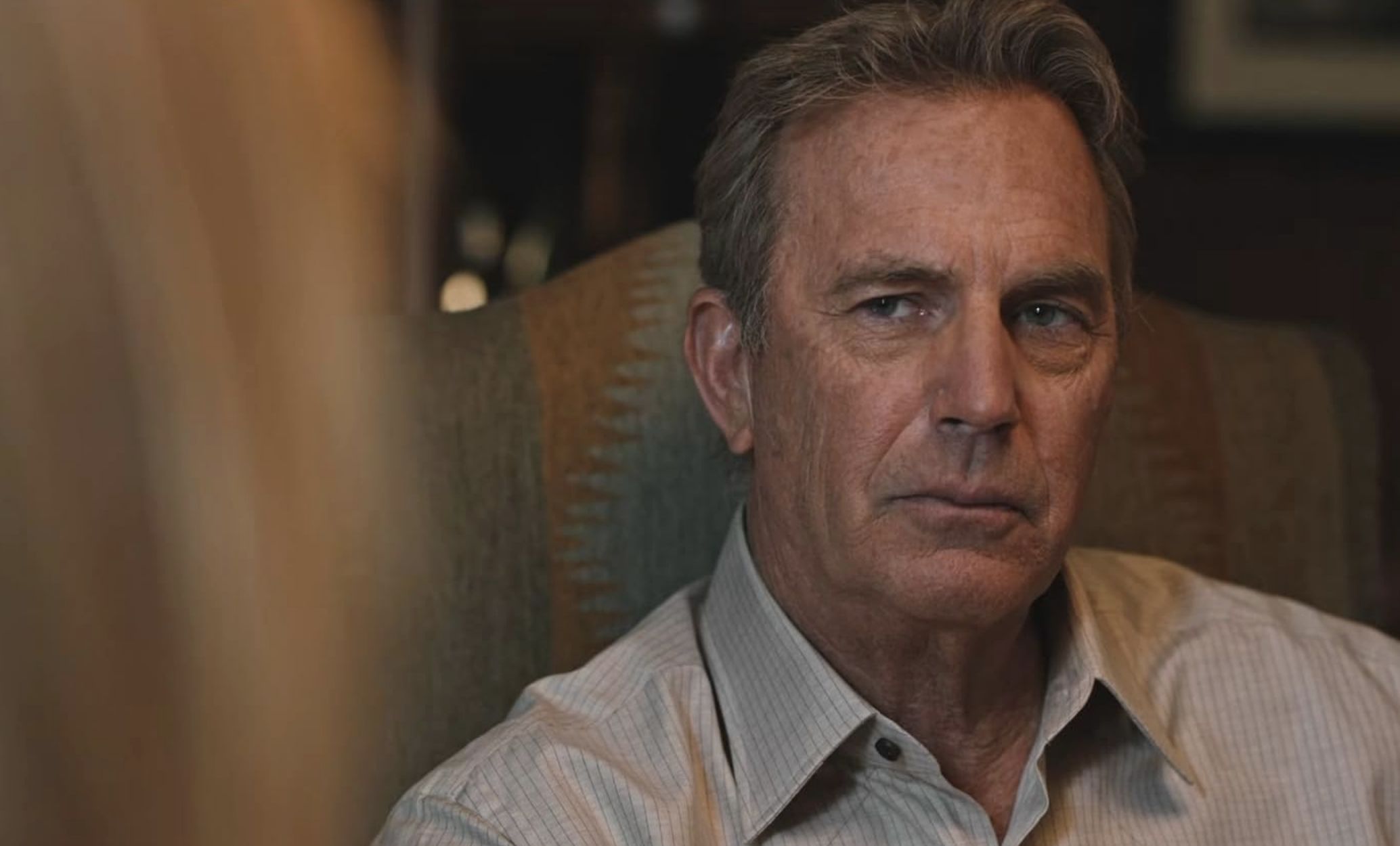 Kevin Costner in Under a Blanket of Red, a 2021 episode of the show (Image via Paramount Network)