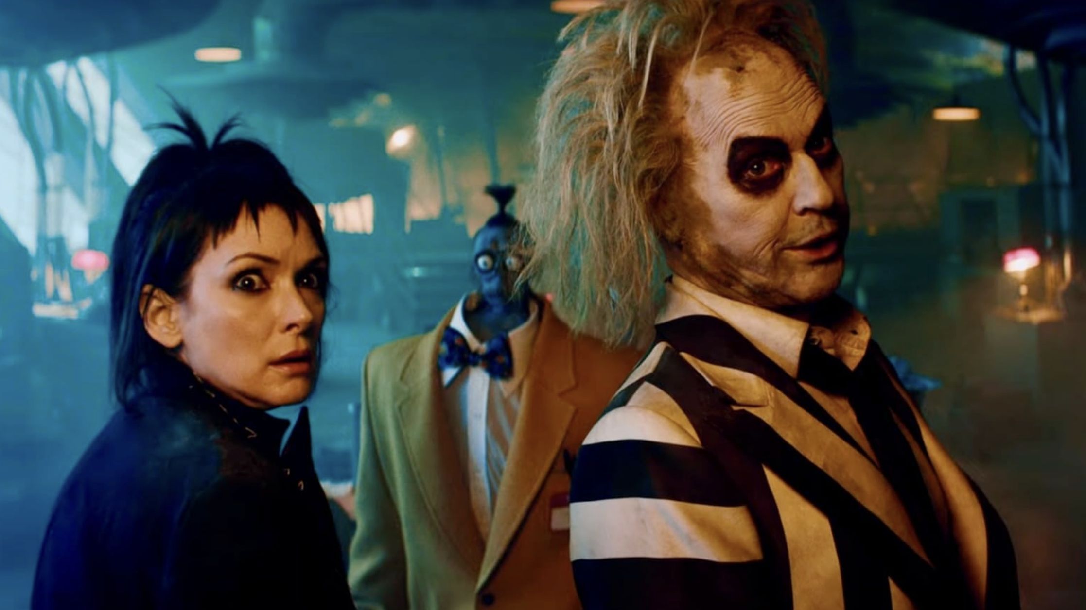 Winona Ryder and Michael Keaton in Beetlejuice Beetlejuice (Image via Warner Bros.)