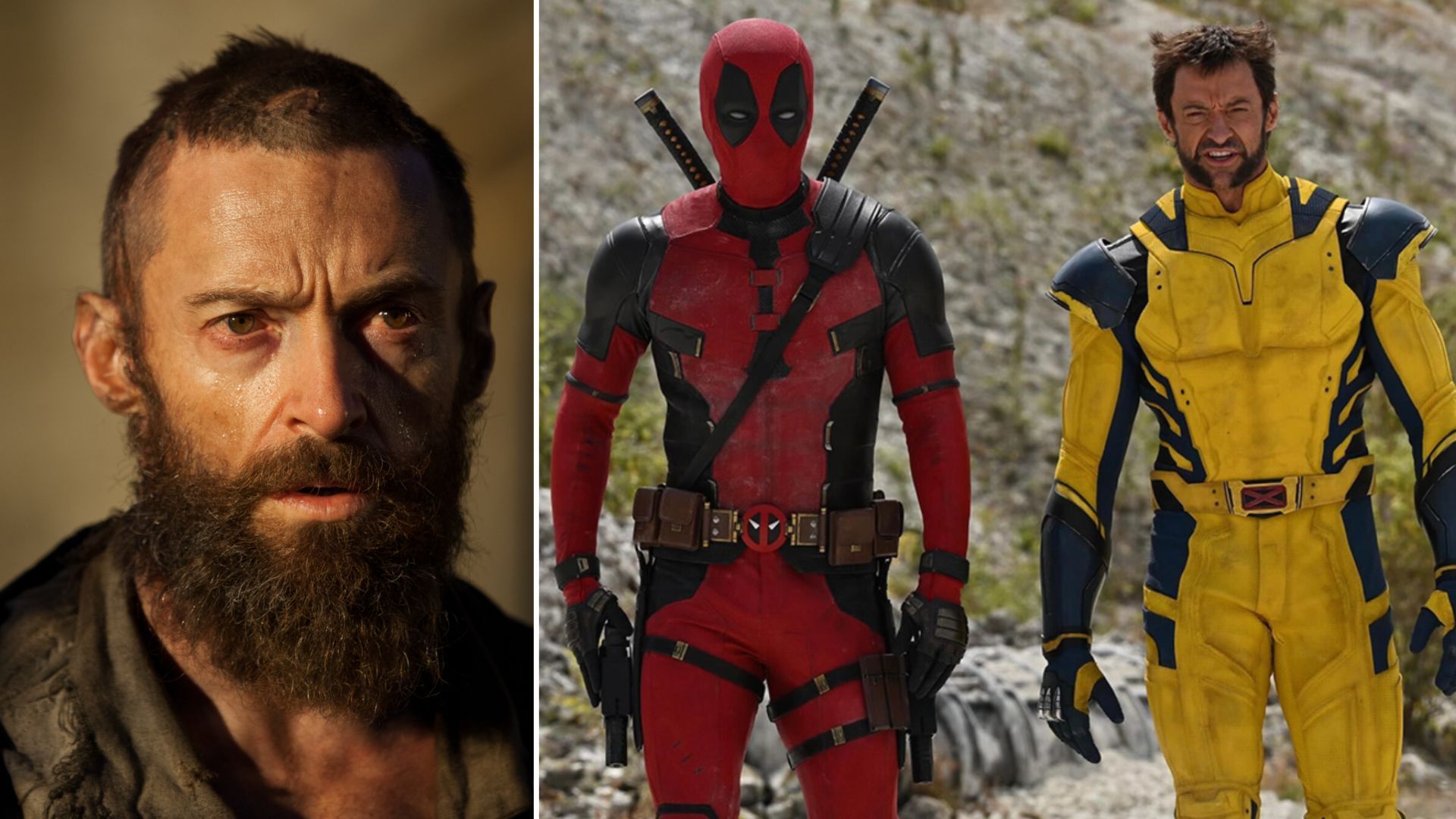 (L) Hugh Jackman from Les Miserables (R) A still from Deadpool &amp; Wolverine | Image Source (L) Netflix (R) Marvel Studios