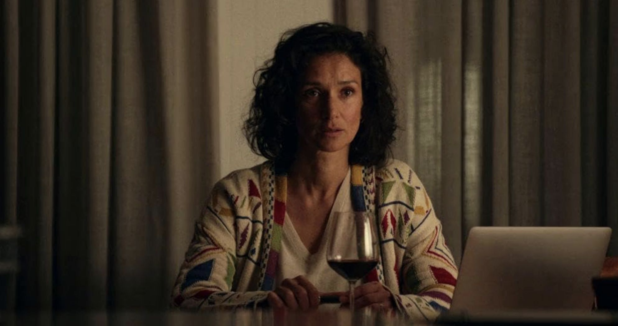 Indira Varma in Obsession (Image via Netflix)