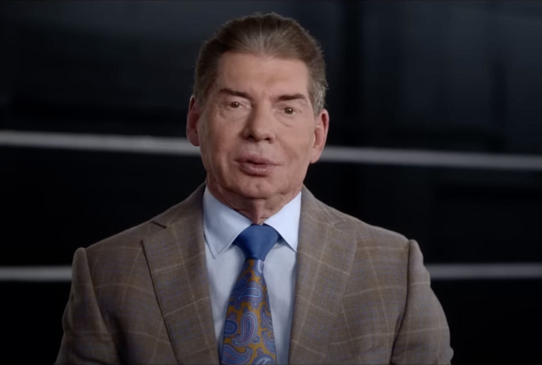 Vince McMahon in the official trailer for Mr. McMahon (Image via Netflix)