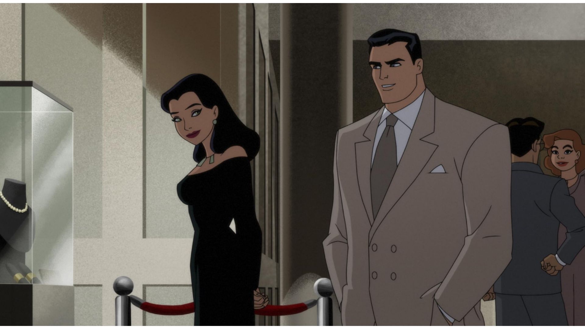 Christina Ricci and Hamish Linklater in Batman: Caped Crusader (Image via Prime Video)