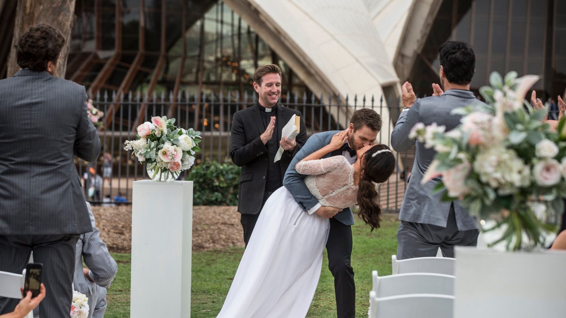 One of Steffy and Liam&#039;s weddings on The Bold and the Beautiful | Image Source: CBS