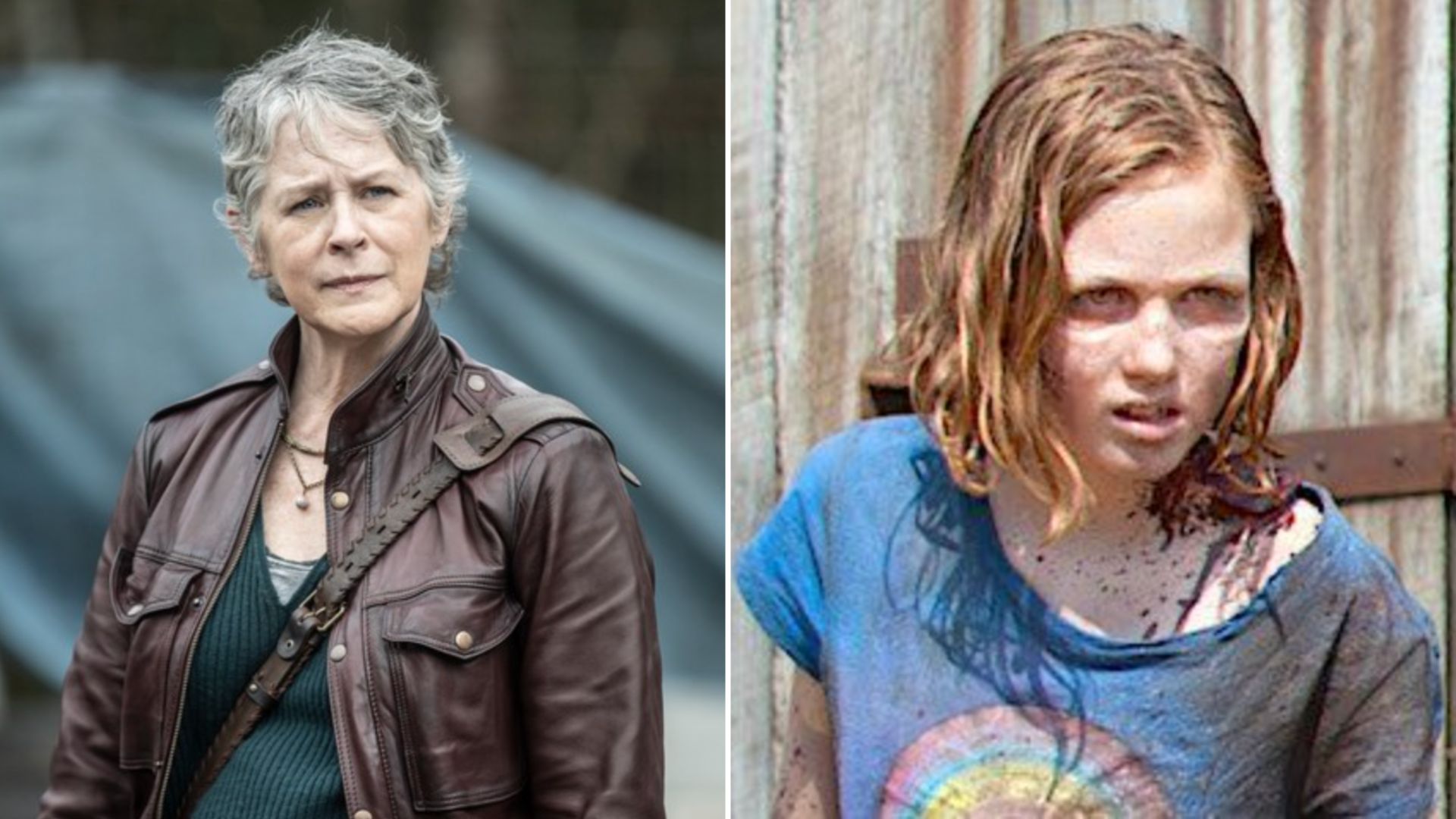 (L) Carol from The Walking Dead: Daryl Dixon (R) Carol