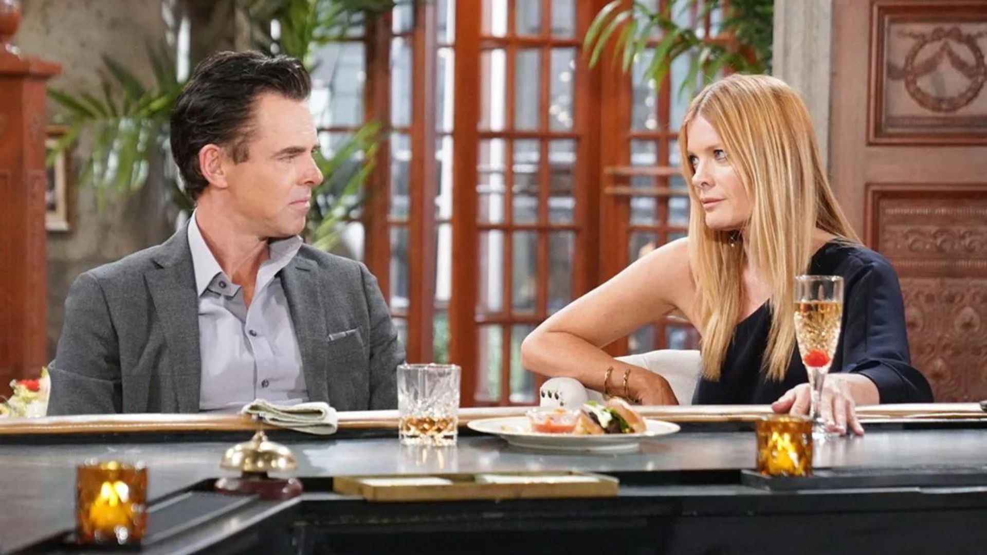 Billy (Jason Thompson) and Phyllis (Michelle Stafford) on The Young and the Restless | Image Source: CBS/JPI