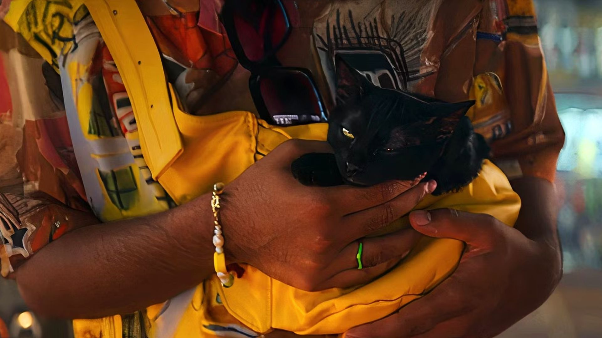 Dionysus&#039; cat meets a tragic end in KAOS | Image Source: Netflix