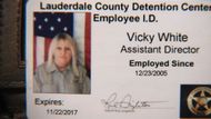 A photo of Vicky White's Employee I.D. in Jailbreak: Love on the Run (Image via Netflix)