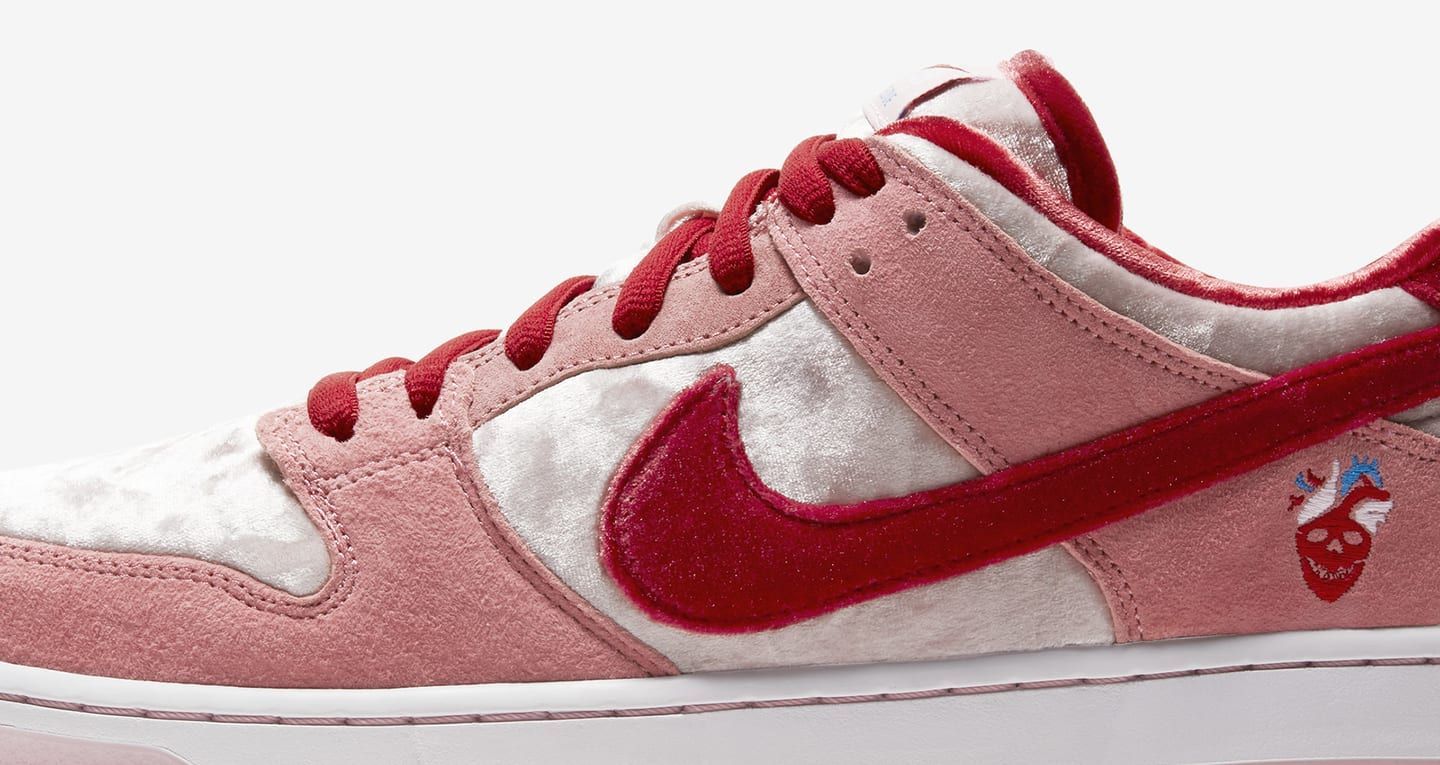 Nike StrangeLove x Dunk Low SB &lsquo;Valentines Day&#039; (Image via Nike)