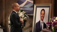 Devon Hamilton (Bryton James) delivers a eulogy at Neil's funeral | Image Source: CBS/Paramount Press