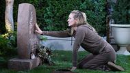 Sharon at Cassie's grave on The Young and the Restless | Image Source: CBS/JPI