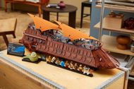 Close-up of Jabba's sail barge (Image via LEGO)