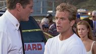 Carmen Electra, David Hasselhoff, and David Chokachi in Baywatch (Image via GTG Entertainment)