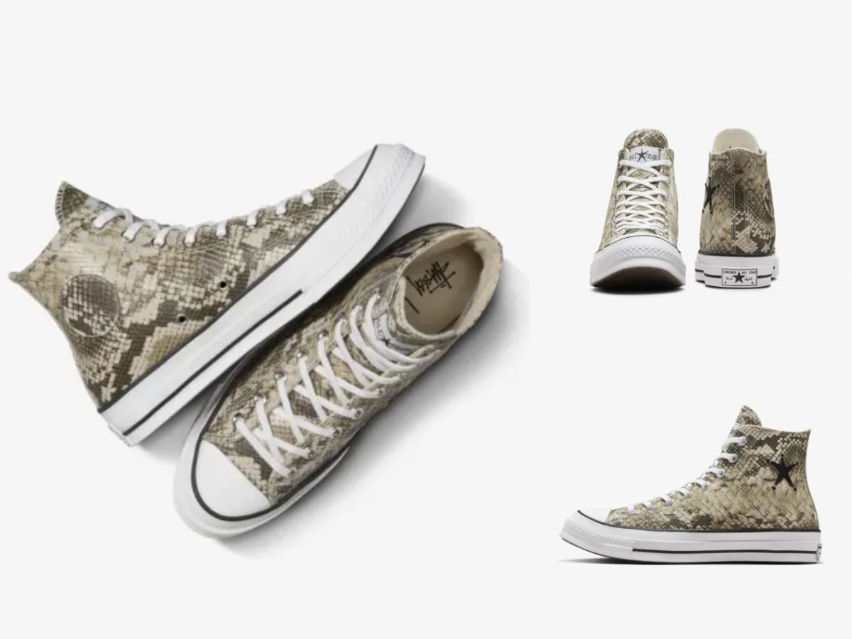 Stussy x Converse Chuck 70 &quot;Snakeskin&quot;