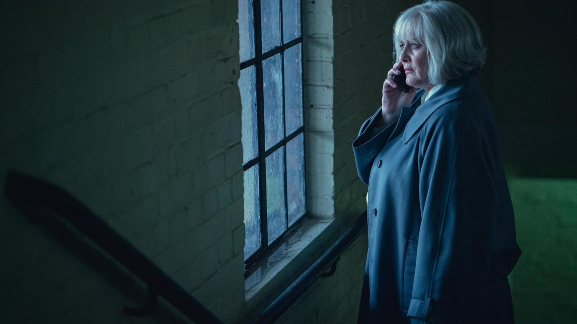 Sarah Lancashire in Black Doves (Image via Netflix)