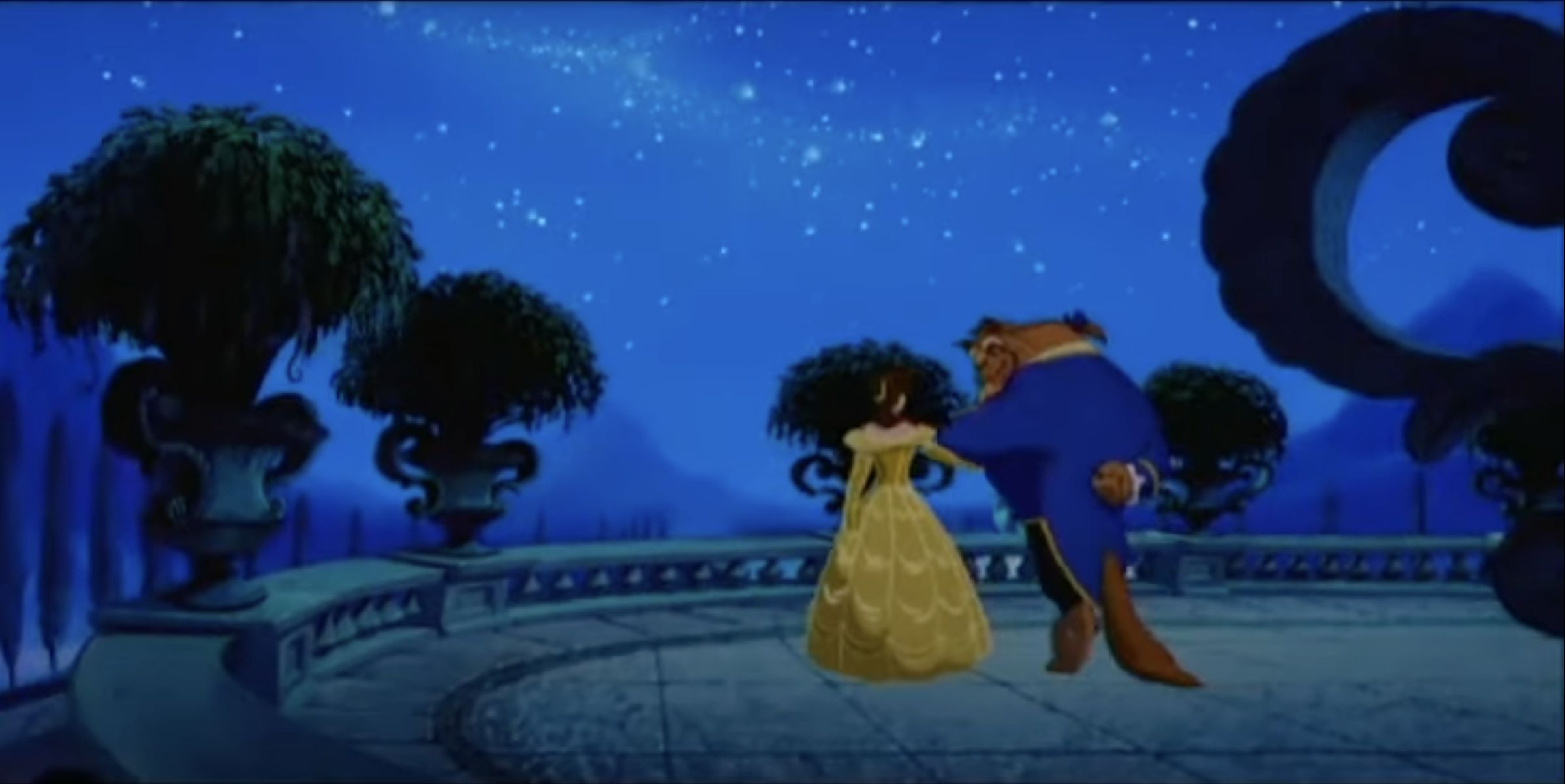 A still from Beauty and the Beast (1991) I Source Youtube