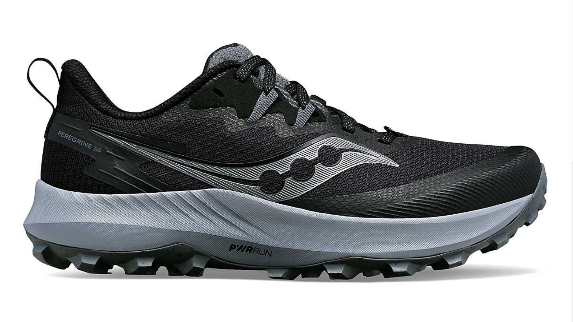 One of the best trail running shoes is the Saucony Peregrine 14 Wide Shoes. (Image via Saucony)