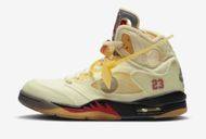 Air Jordan 5 x Off-White™️ "Sail" (Image via Nike) Nike Air Jordan 11 "Bred" (Image via Nike)