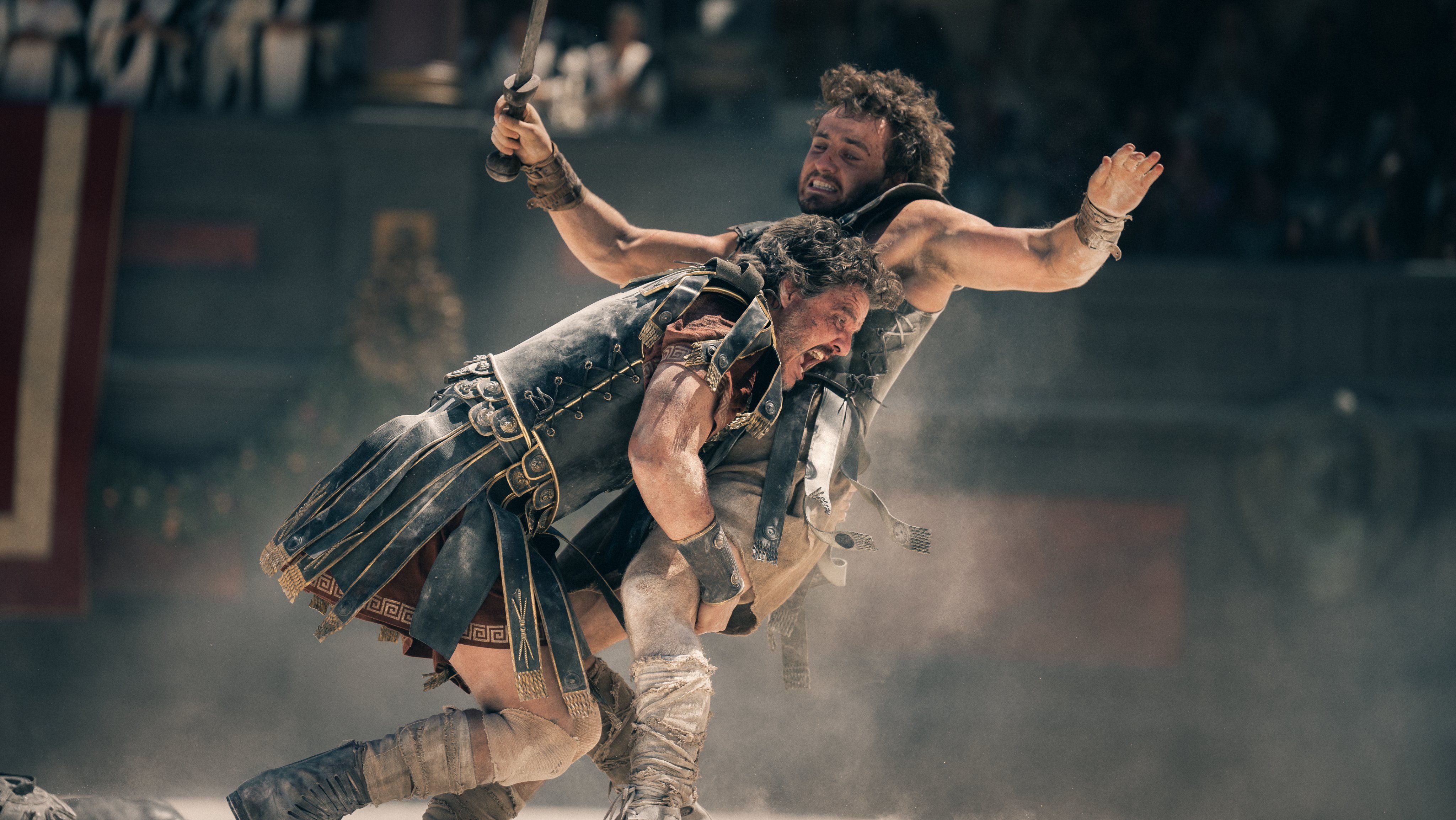 Still from the upcoming film Gladiator 2 (Image via X/@gladiatormovie)