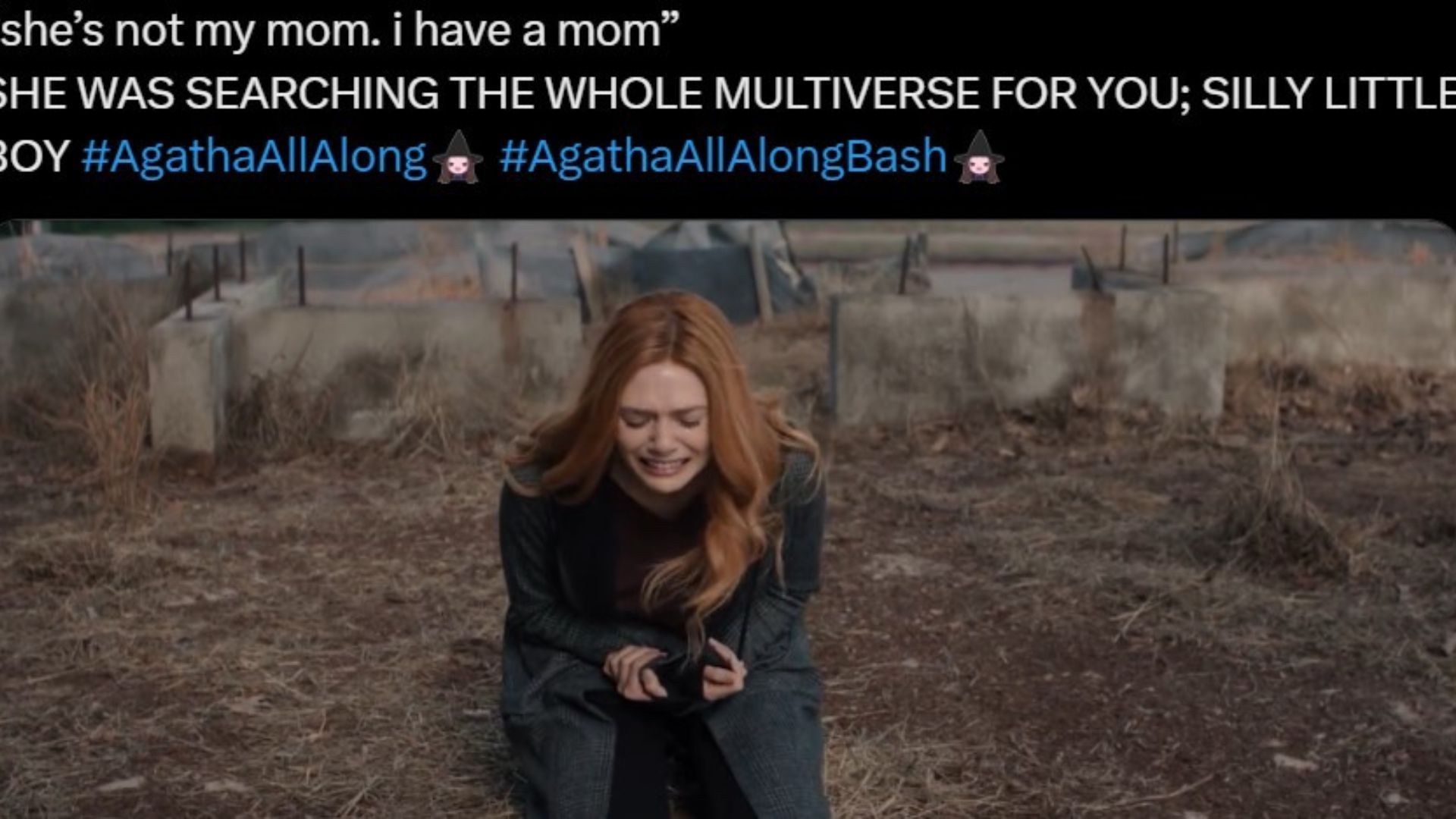 Screenshot via &quot;Agatha All Along&quot; meme on X