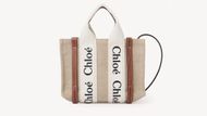 Chloe Mini Woody Tote Bag in Linen (Image via Chloe)