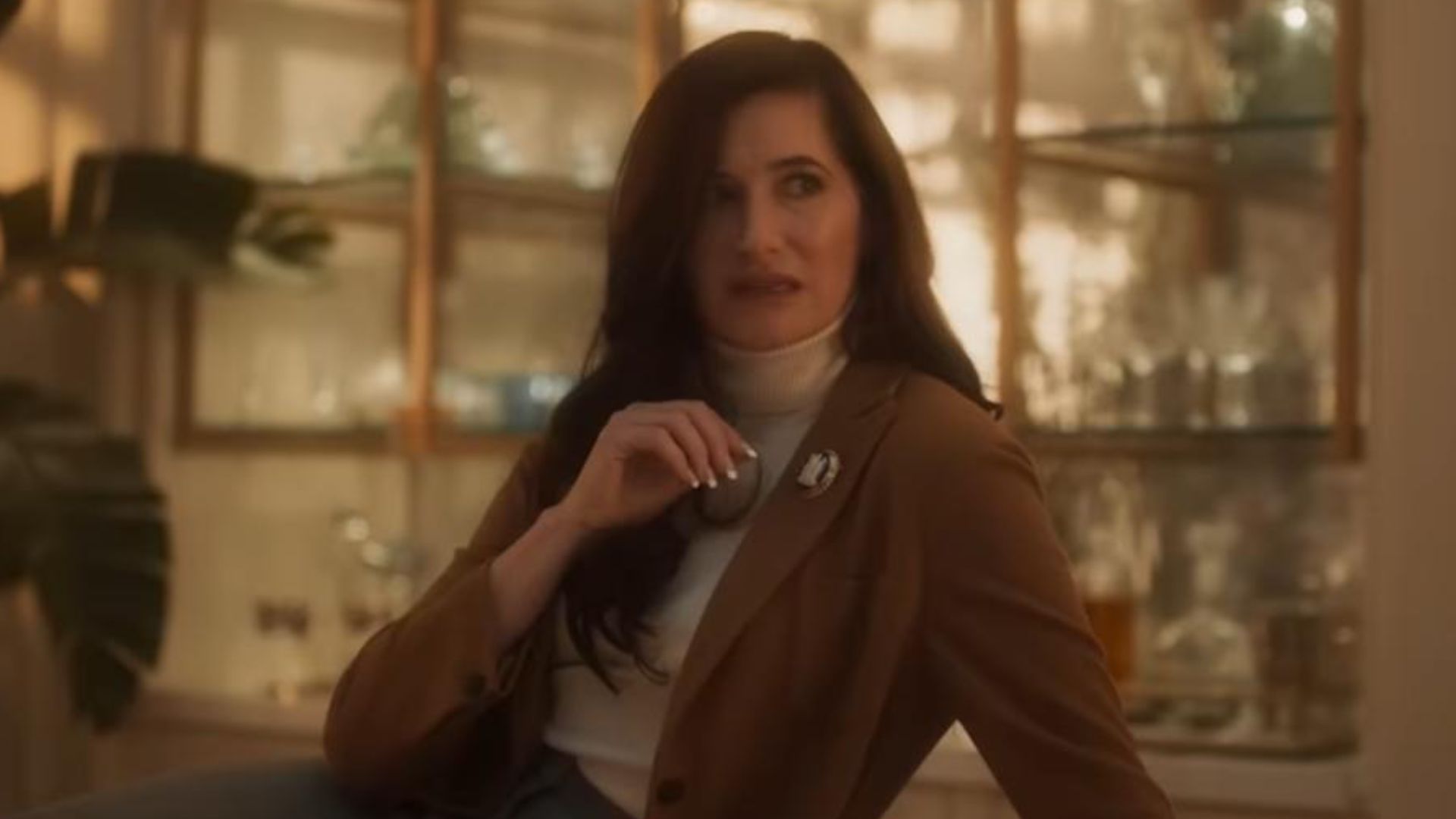 A still of Agatha Harkness from the trailer of Agatha All Along | Image Source: Marvel Television