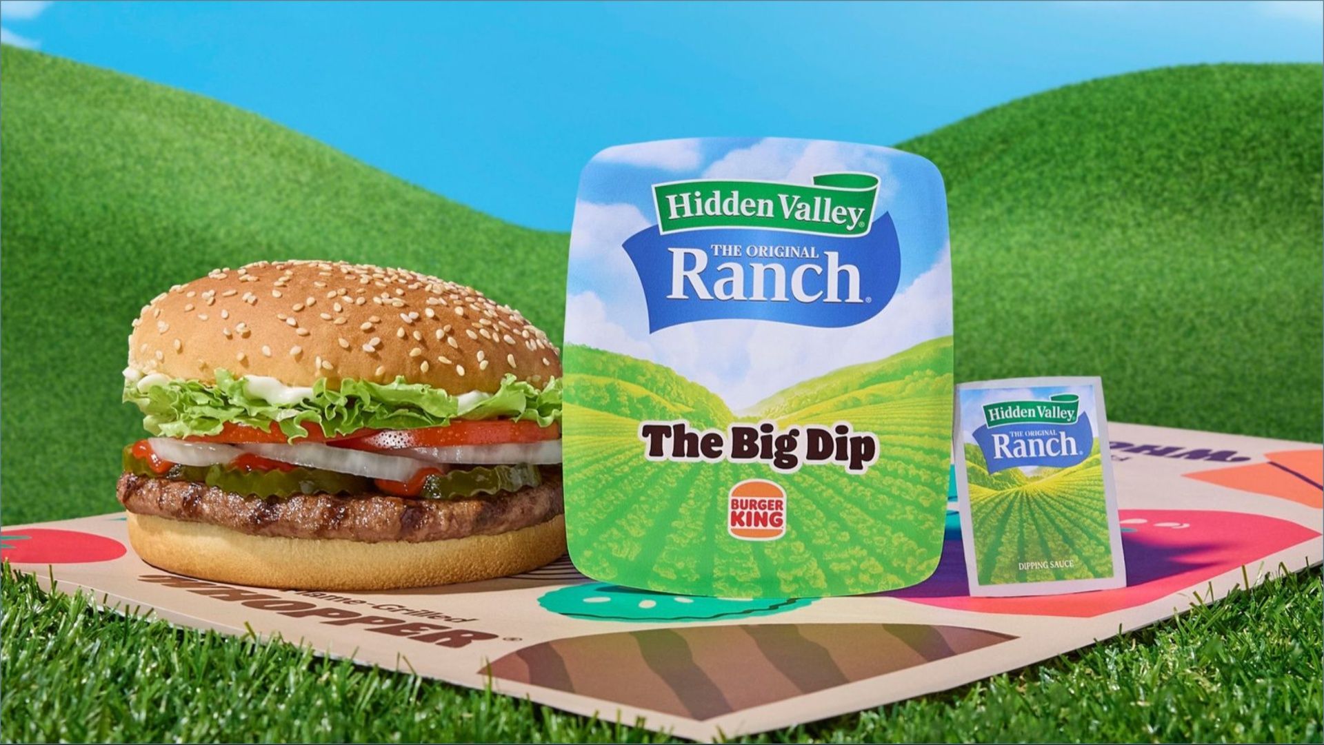 Burger King faces internet flak over the new Hidden Valley Ranch Big Dip (Image via bk.com)